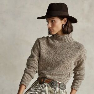 Polo Ralph Lauren NWT $285 Italian Wool/Cashmere Ribbed Turtleneck Sweater XS/S